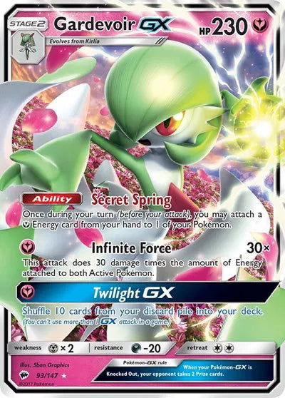 93/147 Gardevoir GX - Burning Shadows
