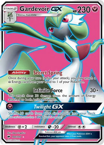 140/147 Gardevoir GX - Burning Shadows