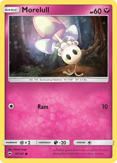 97/147 Morelull Reverse Holo - Burning Shadows