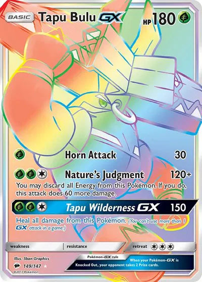 149/147 Tapu Bulu GX - Burning Shadows