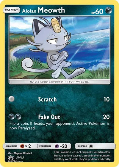 SM43 Alolan Meowth