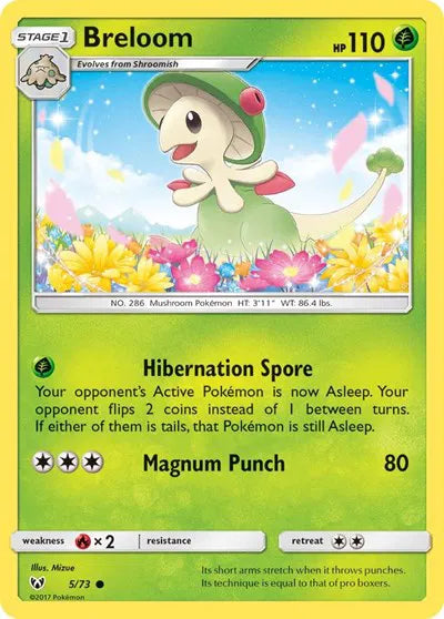 5/73 Breloom Reverse Holo