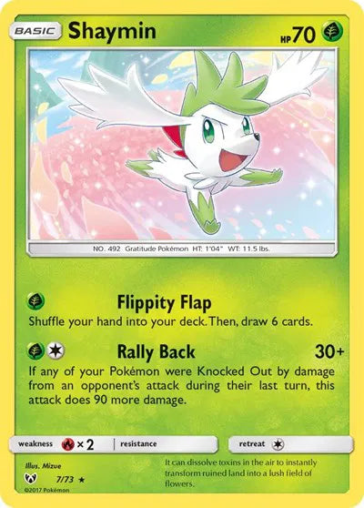 7/73 Shaymin Holofoil