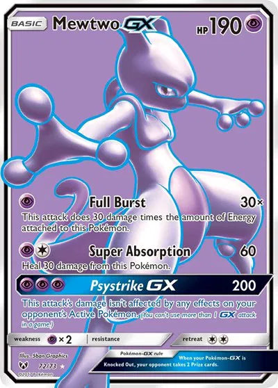 72/73 Mewtwo GX