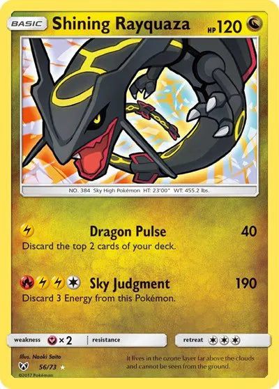 56/73 Shining Rayquaza