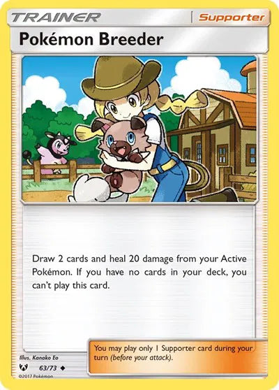 63/73 Pokémon Breeder Reverse Holo