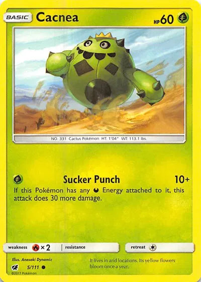 5/111 Cacnea Reverse Holo - Crimson Invasion