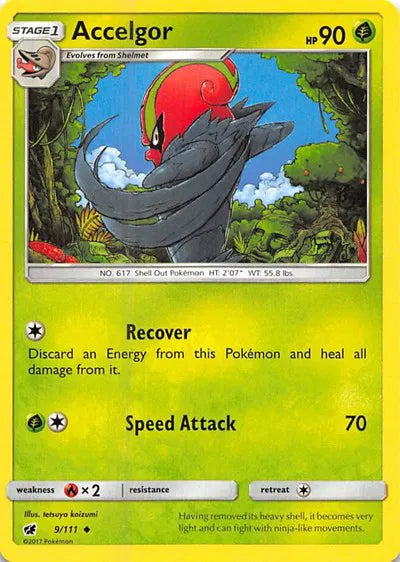 9/111 Accelgor Reverse Holo - Crimson Invasion