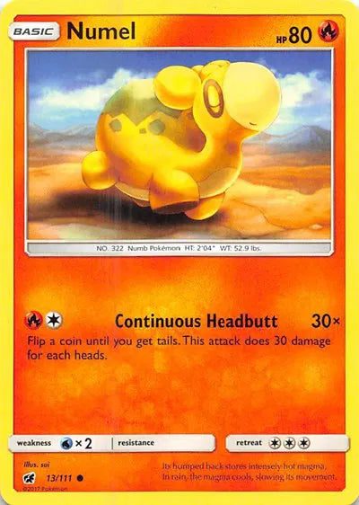 13/111 Numel Reverse Holo - Crimson Invasion