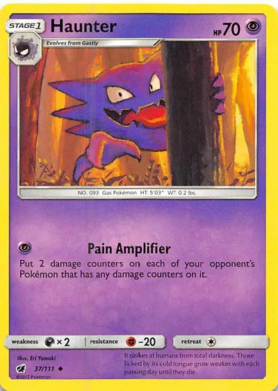 37/111 Haunter Reverse Holo - Crimson Invasion