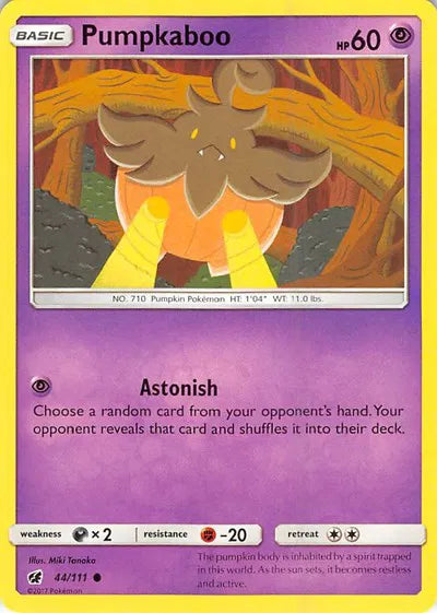 44/111 Pumpkaboo Reverse Holo - Crimson Invasion