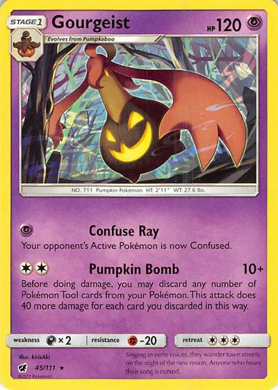 45/111 Gourgeist Reverse Holo - Crimson Invasion