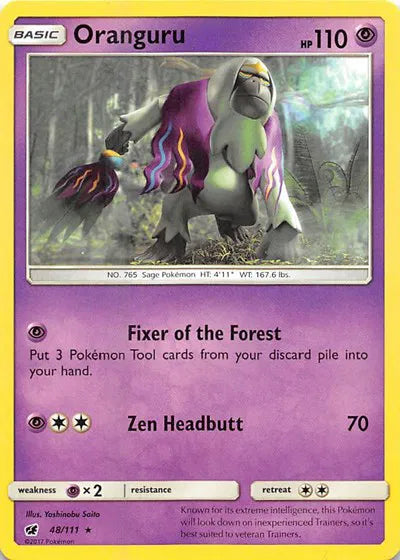 48/111 Oranguru Reverse Holo - Crimson Invasion
