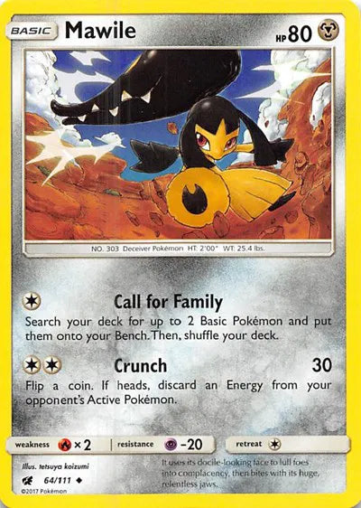 64/111 Mawile Reverse Holo - Crimson Invasion