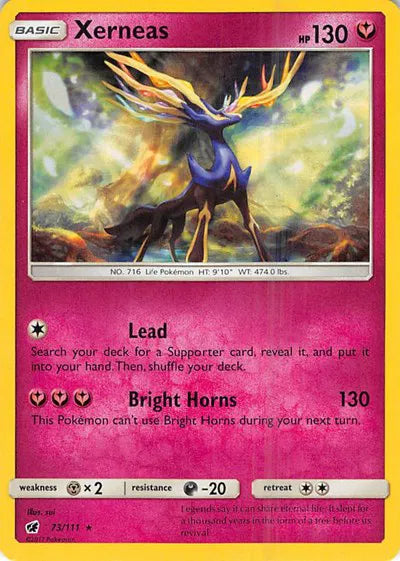 73/111 Xerneas Holofoil - Crimson Invasion