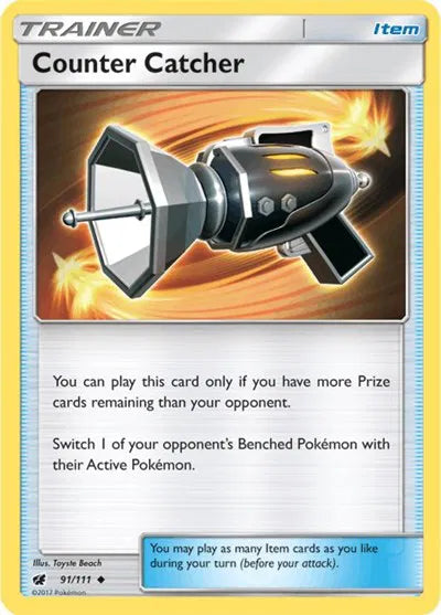 91/111 Counter Catcher Reverse Holo - Crimson Invasion