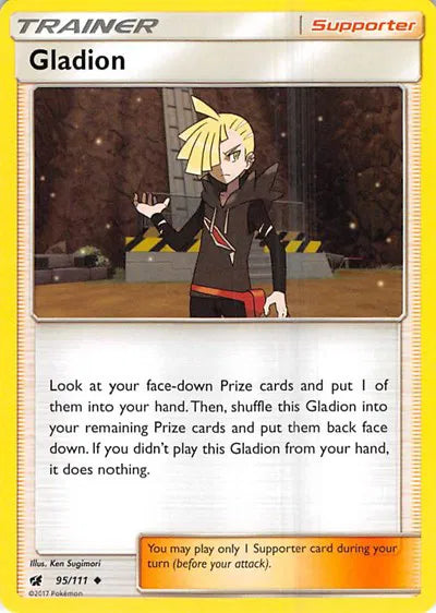 95/111 Gladion Reverse Holo - Crimson Invasion