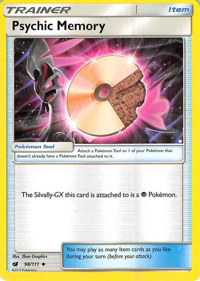 98/111 Psychic Memory Reverse Holo - Crimson Invasion