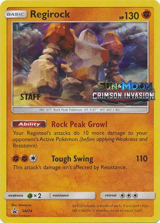 SM74 Regirock (Staff)