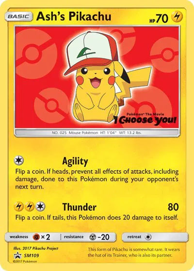 SM109 Ash's Pikachu