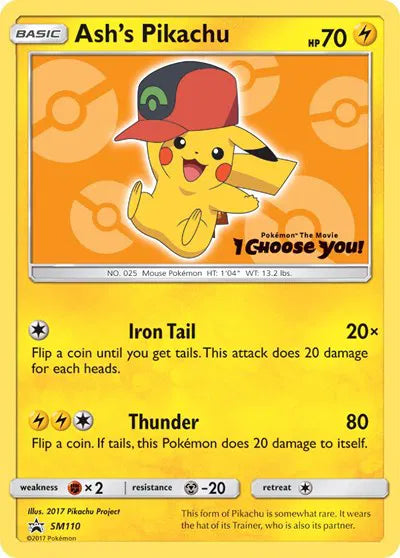 SM110 Ash's Pikachu