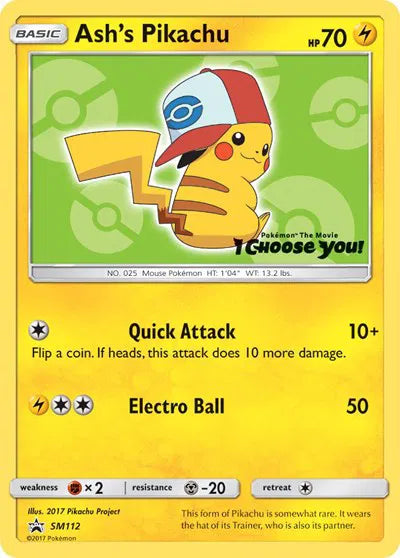 SM112 Ash's Pikachu