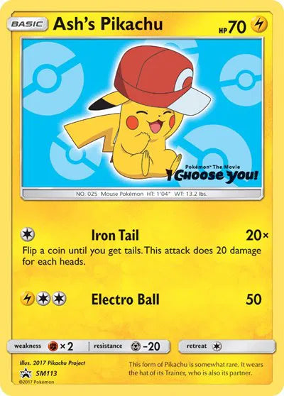 SM113 Ash's Pikachu