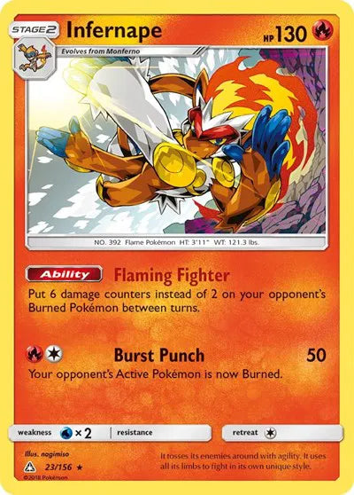 23/156 Infernape Holofoil - Ultra Prism