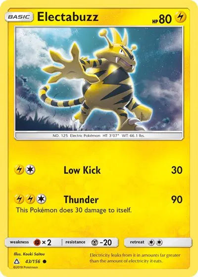 43/156 Electabuzz Reverse Holo - Ultra Prism