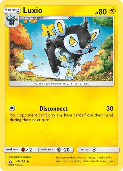 47/156 Luxio Reverse Holo - Ultra Prism