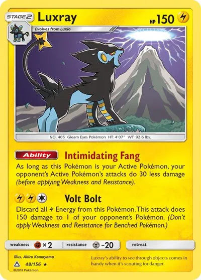 48/156 Luxray Holofoil - Ultra Prism