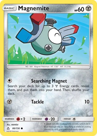 80/156 Magnemite Reverse Holo - Ultra Prism