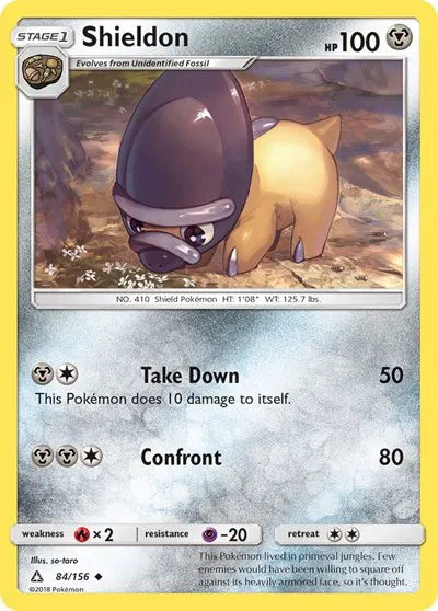 84/156 Shieldon Reverse Holo - Ultra Prism