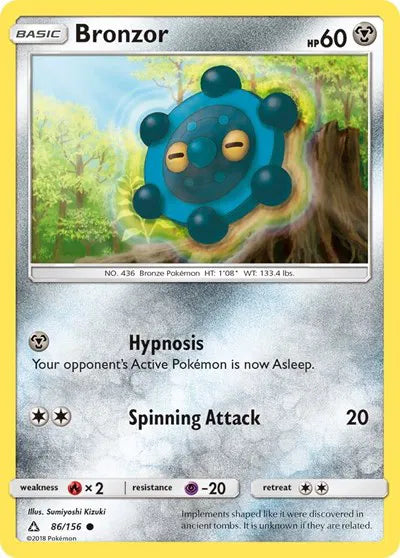 86/156 Bronzor Reverse Holo - Ultra Prism