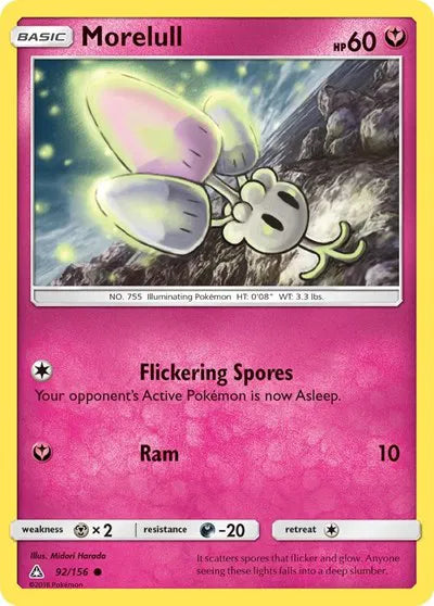 92/156 Morelull Reverse Holo - Ultra Prism