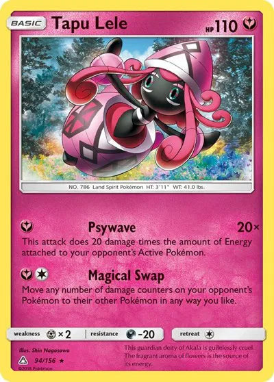 94/156 Tapu Lele Reverse Holo - Ultra Prism