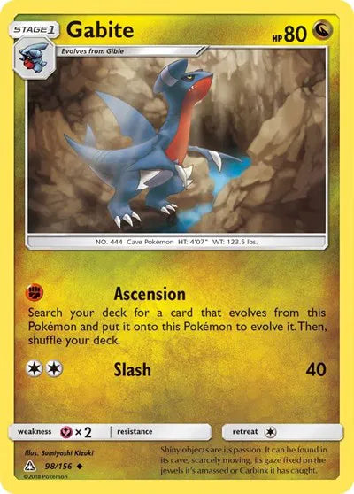 98/156 Gabite Reverse Holo - Ultra Prism