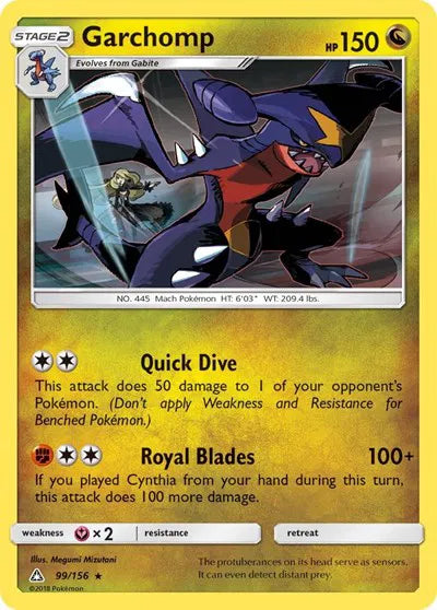 99/156 Garchomp Reverse Holo - Ultra Prism