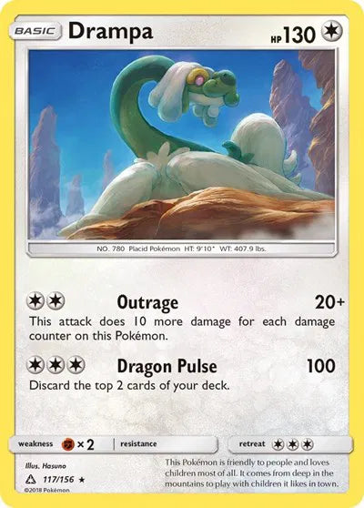 117/156 Drampa Holofoil