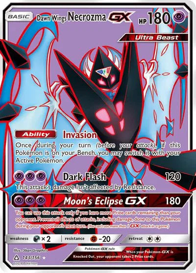 143/156 Dawn Wings Necrozma GX - Ultra Prism