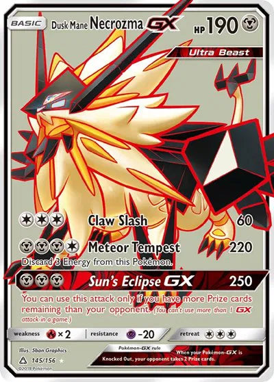 145/156 Dusk Mane Necrozma GX - Ultra Prism