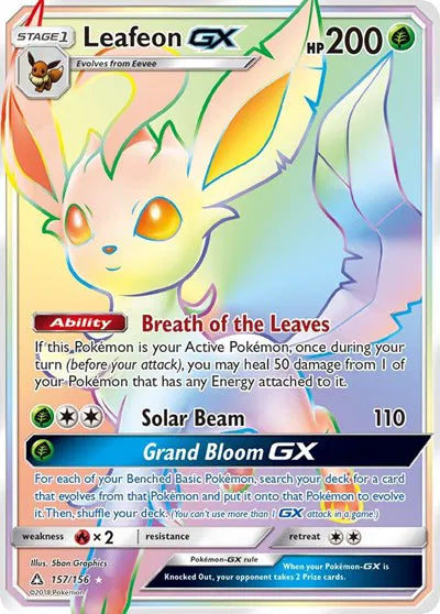 157/156 Leafeon GX - Ultra Prism