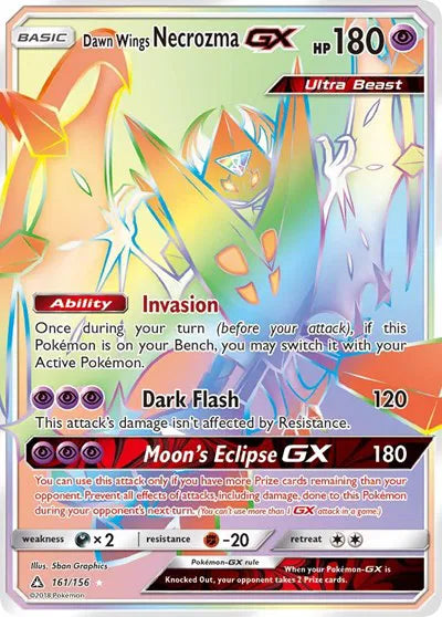 161/156 Dawn Wings Necrozma GX - Ultra Prism