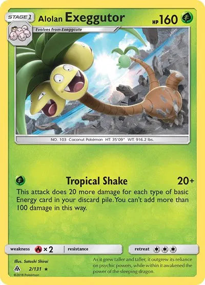 2/131 Alolan Exeggutor Reverse Holo - Forbidden Light