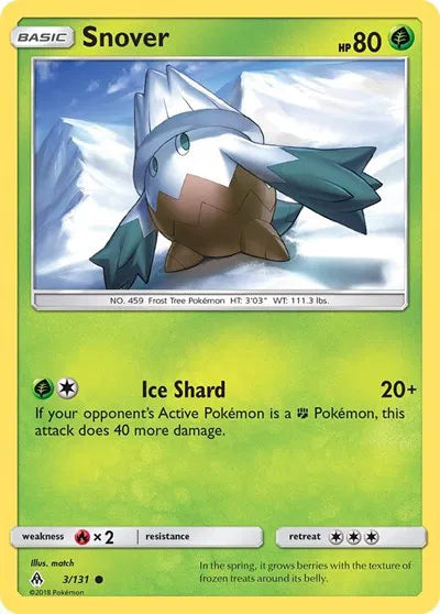 3/131 Snover Reverse Holo - Forbidden Light
