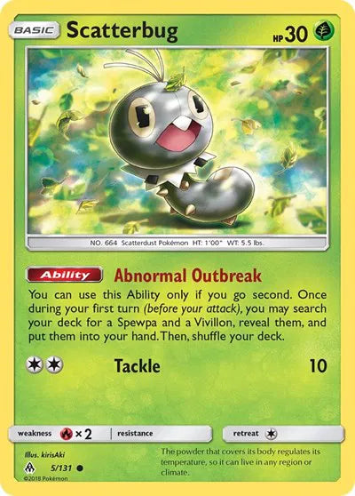 5/131 Scatterbug Reverse Holo - Forbidden Light