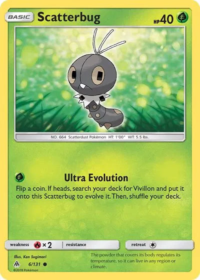 6/131 Scatterbug Reverse Holo - Forbidden Light