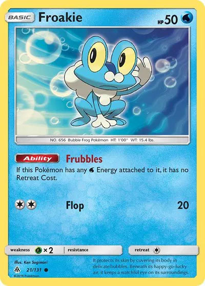21/131 Froakie Reverse Holo - Forbidden Light