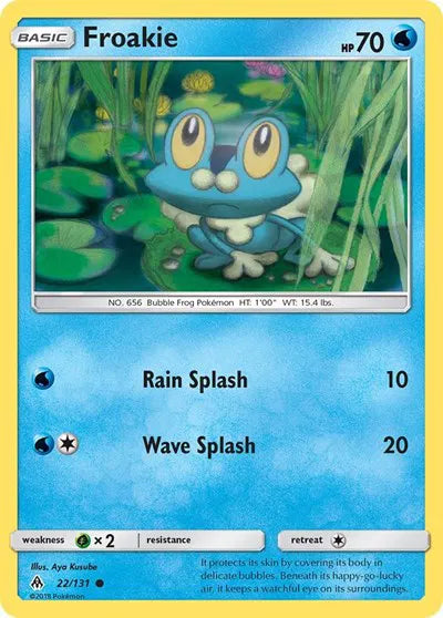 22/131 Froakie Reverse Holo - Forbidden Light
