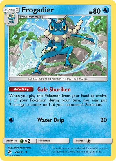 23/131 Frogadier Reverse Holo - Forbidden Light